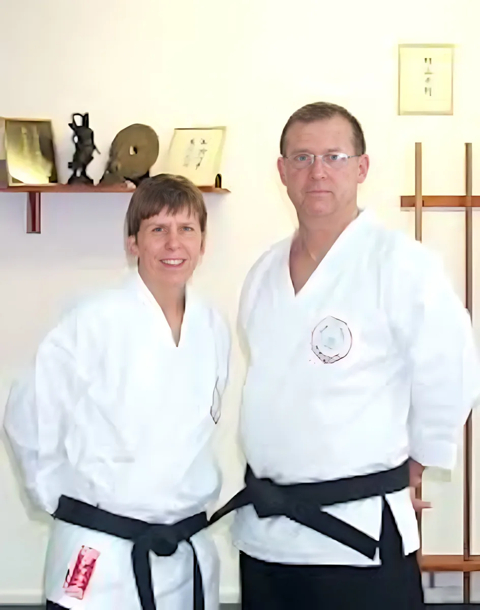 Sensei Steve and Sensei Lynn Cowley of Zen Kyo Shin Taijutsu.
