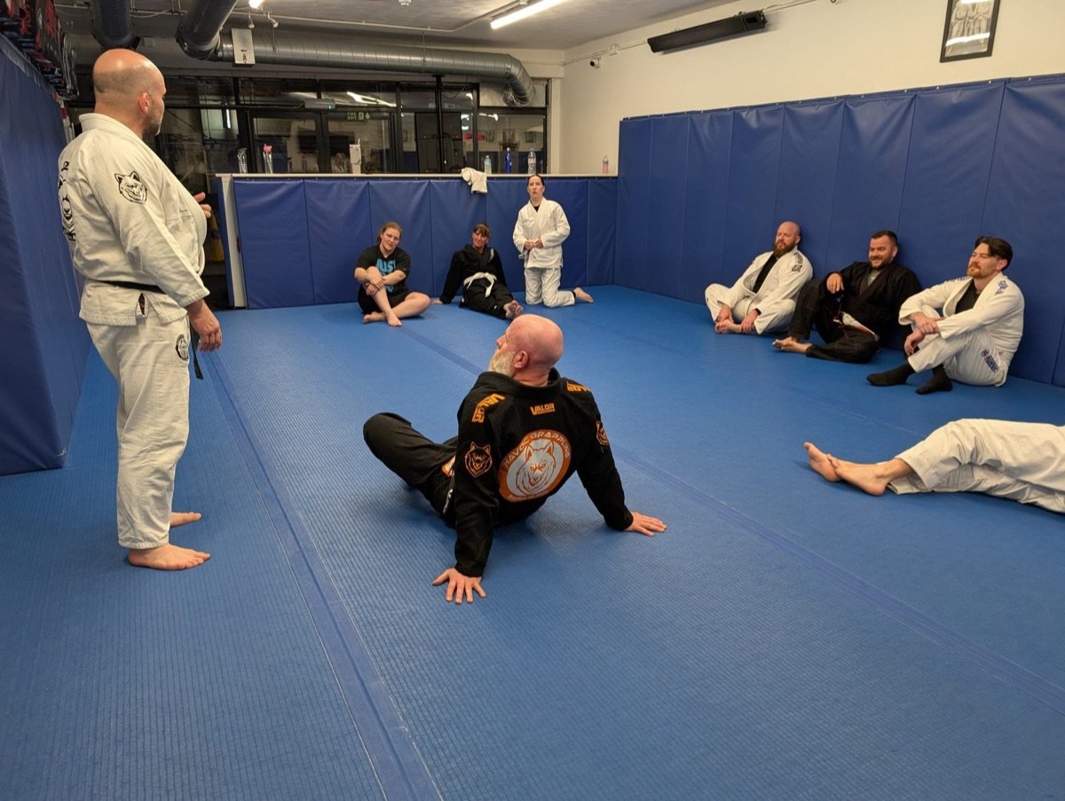 Havoc Brazilian Jiu-Jitsu beginners training with a ZKS coach